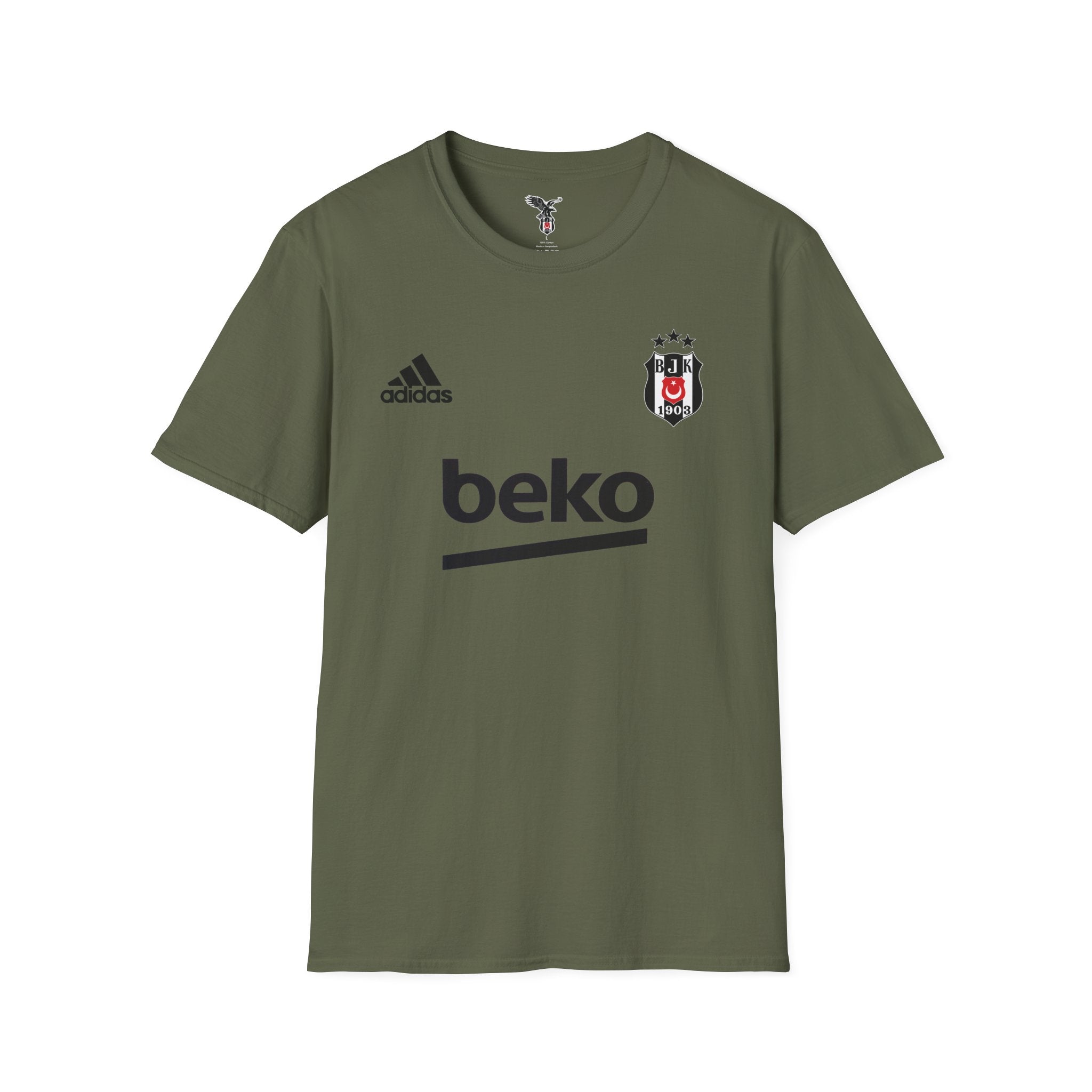 Besiktas Eagle T-Shirt  Football Club Crest Tee soccer jersey