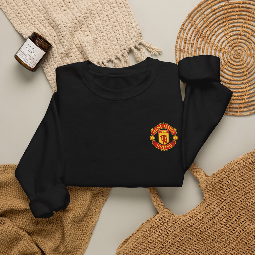 Crewneck Sweatshirt — Manchester United FC Logo Pullover