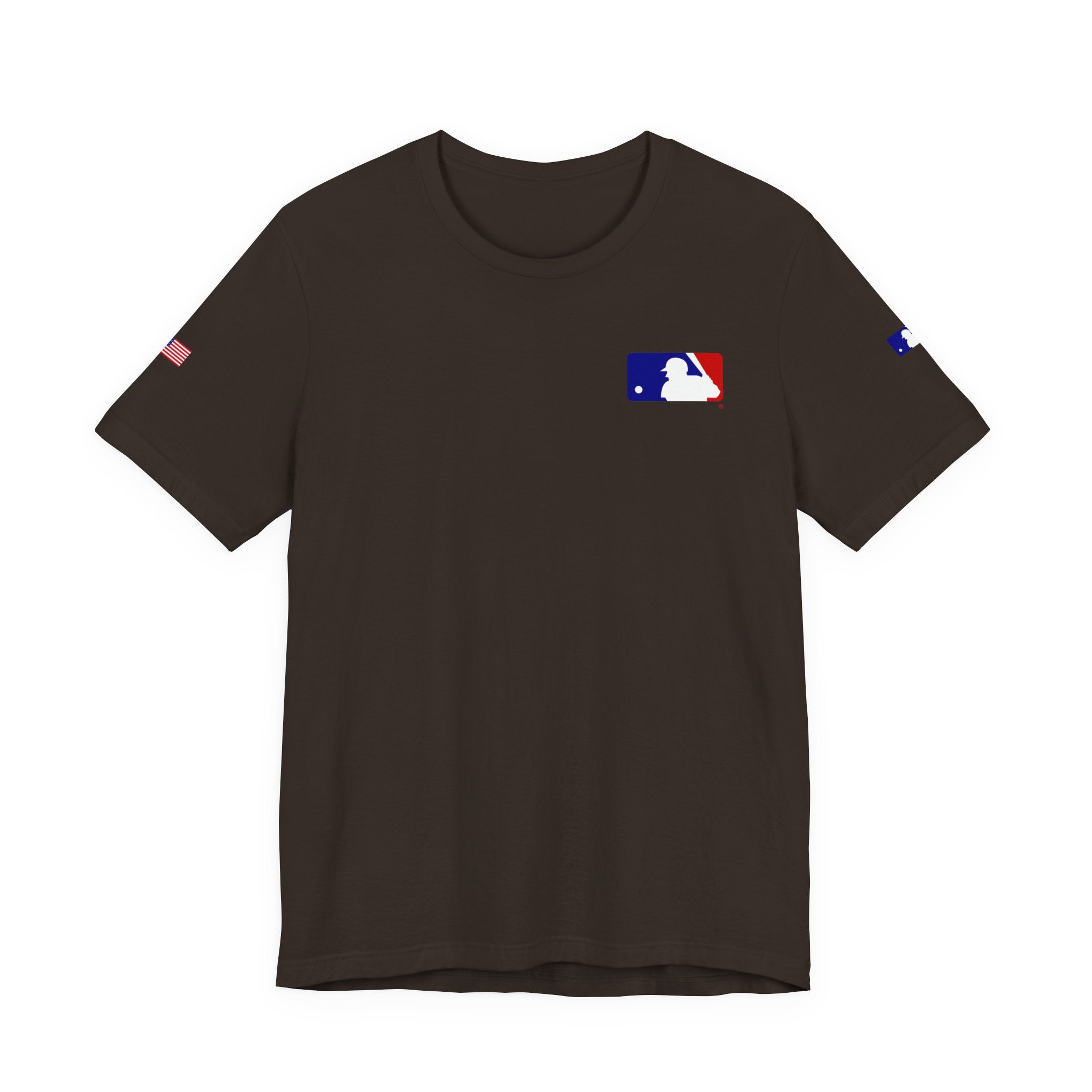 Baseball Logo T-Shirt  Minimal Chest Patch Tee