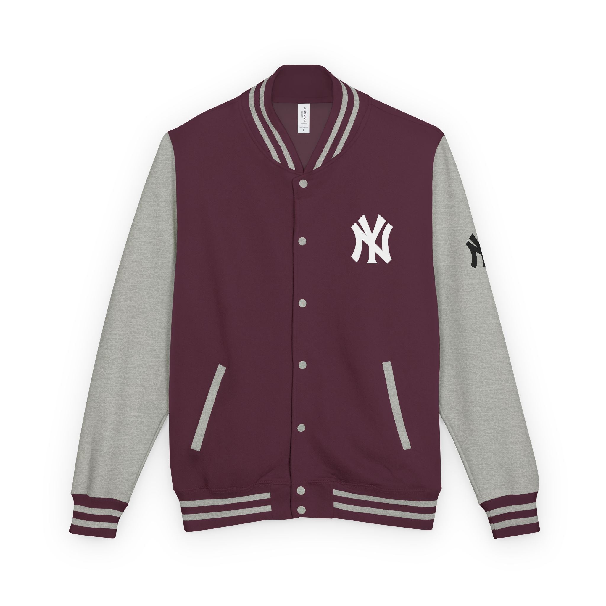 New York Letterman Jacket  Red & White Varsity Bomber