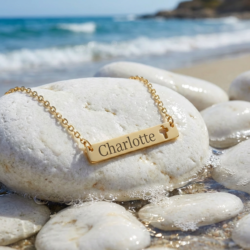 Name Necklace 925 Sterling Silver Handmade Name Necklace