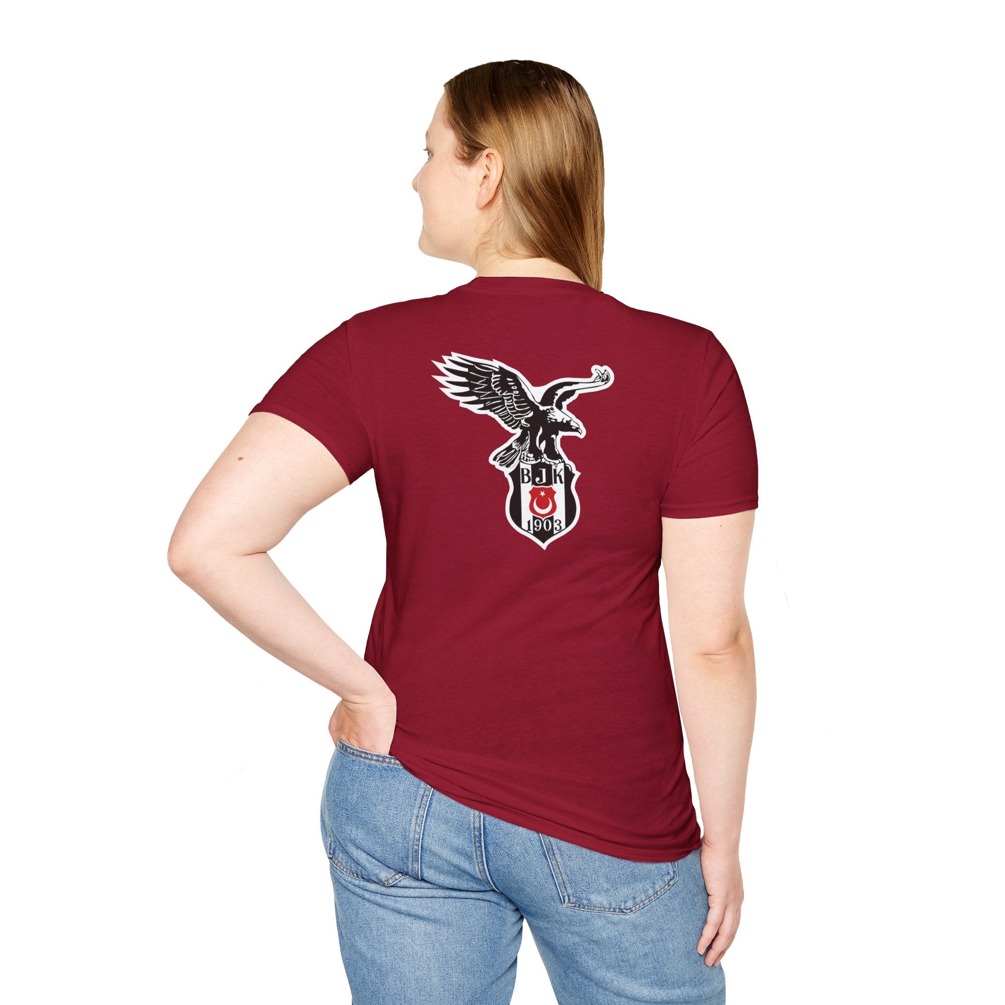 Besiktas Eagle T-Shirt  Football Club Crest Tee soccer jersey