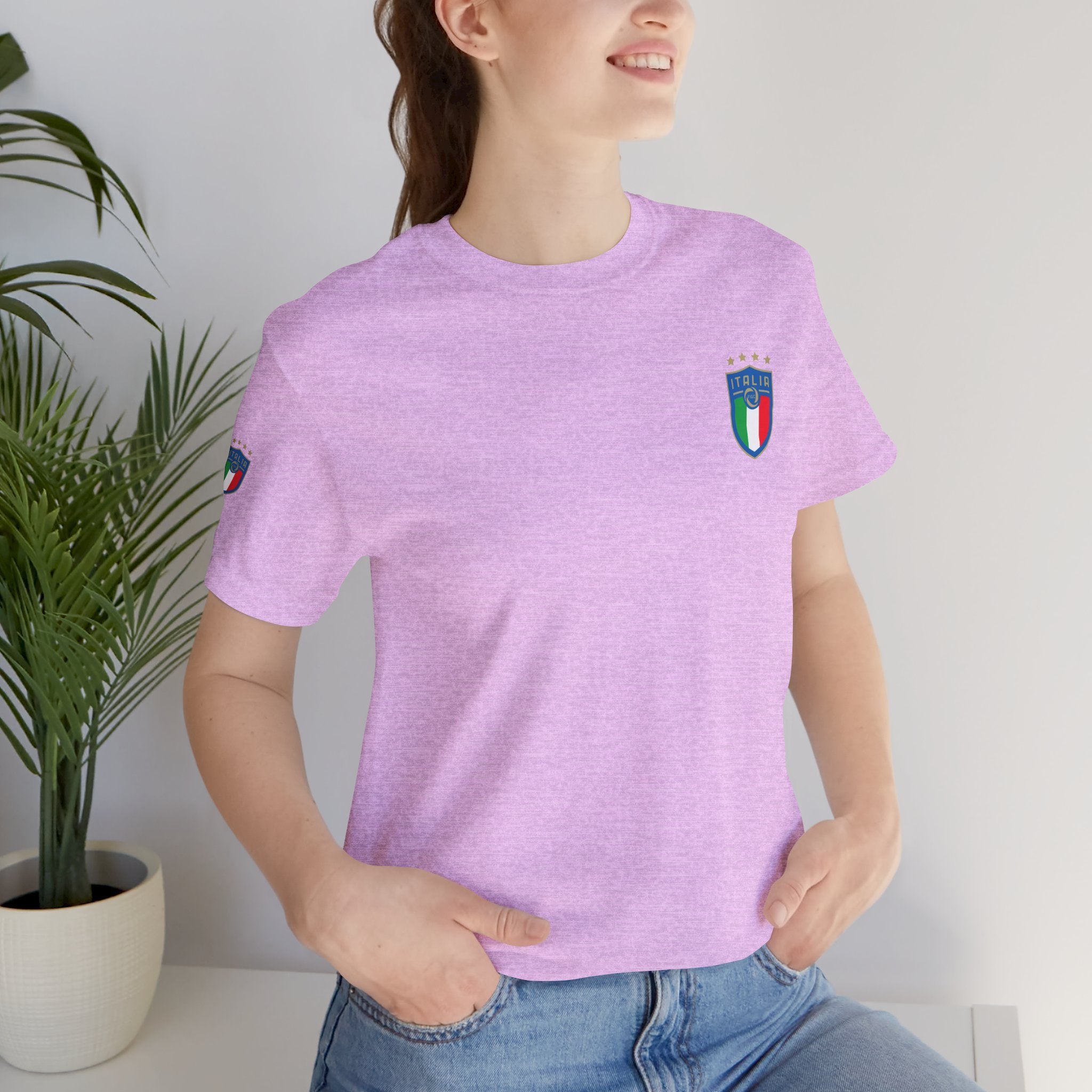 Italy Crest Tee  Italian Flag Shield T-Shirt