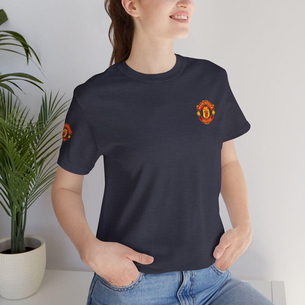 Manchester United Crest T-Shirt Soccer Club Logo Tee