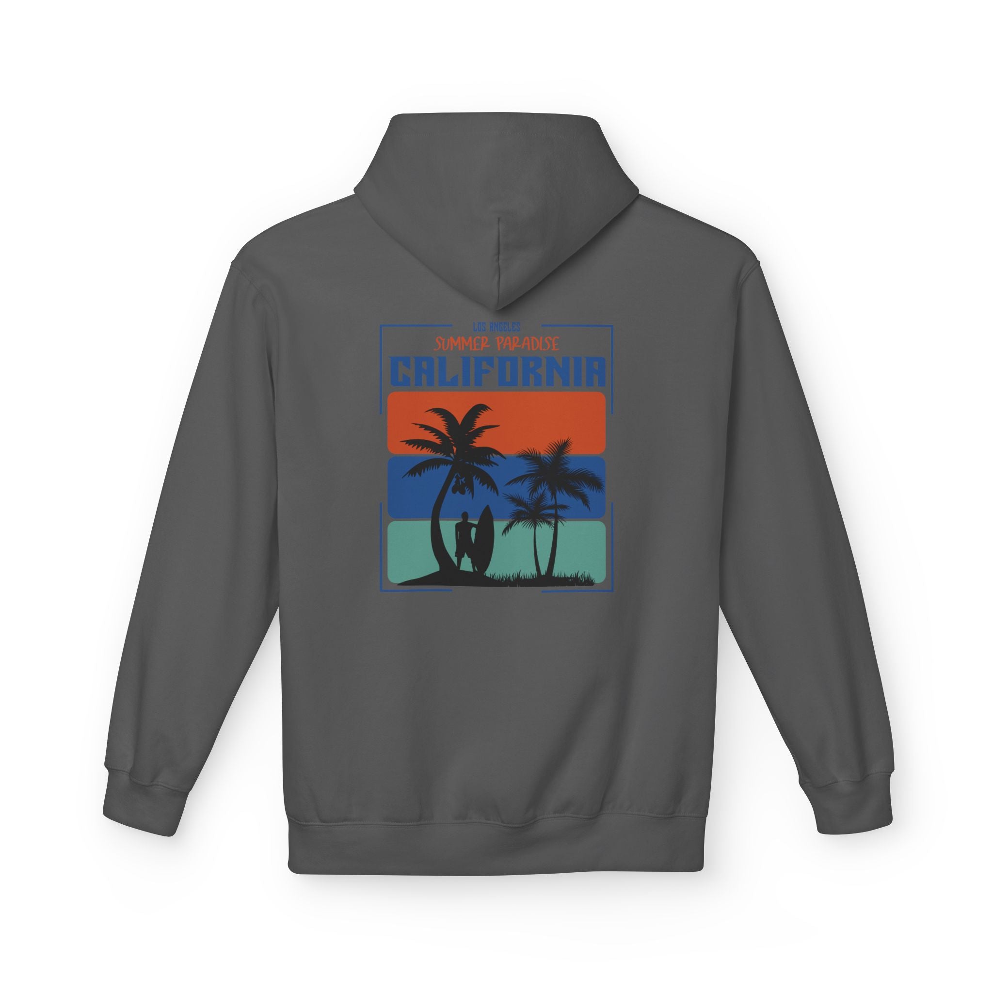 California Sunset Surf Hoodie  Summer Vacation Beach Pullover