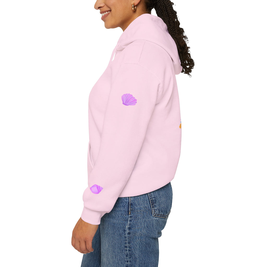 California Palm Tree Hoodie | Beach Island Graphic, Sleeve Icons