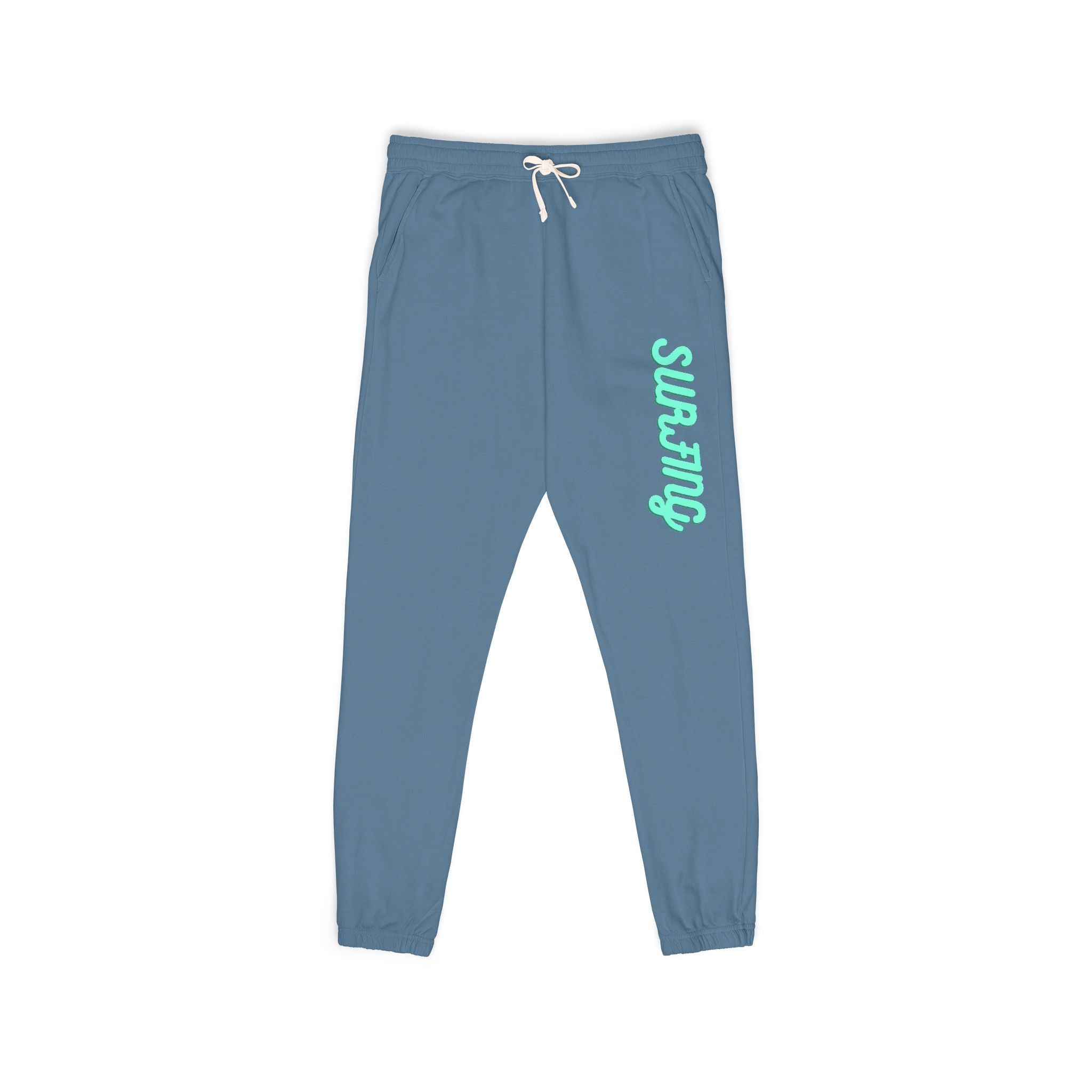 Surfing Fleece Sweatpants Casual Coastal Lounge Joggers