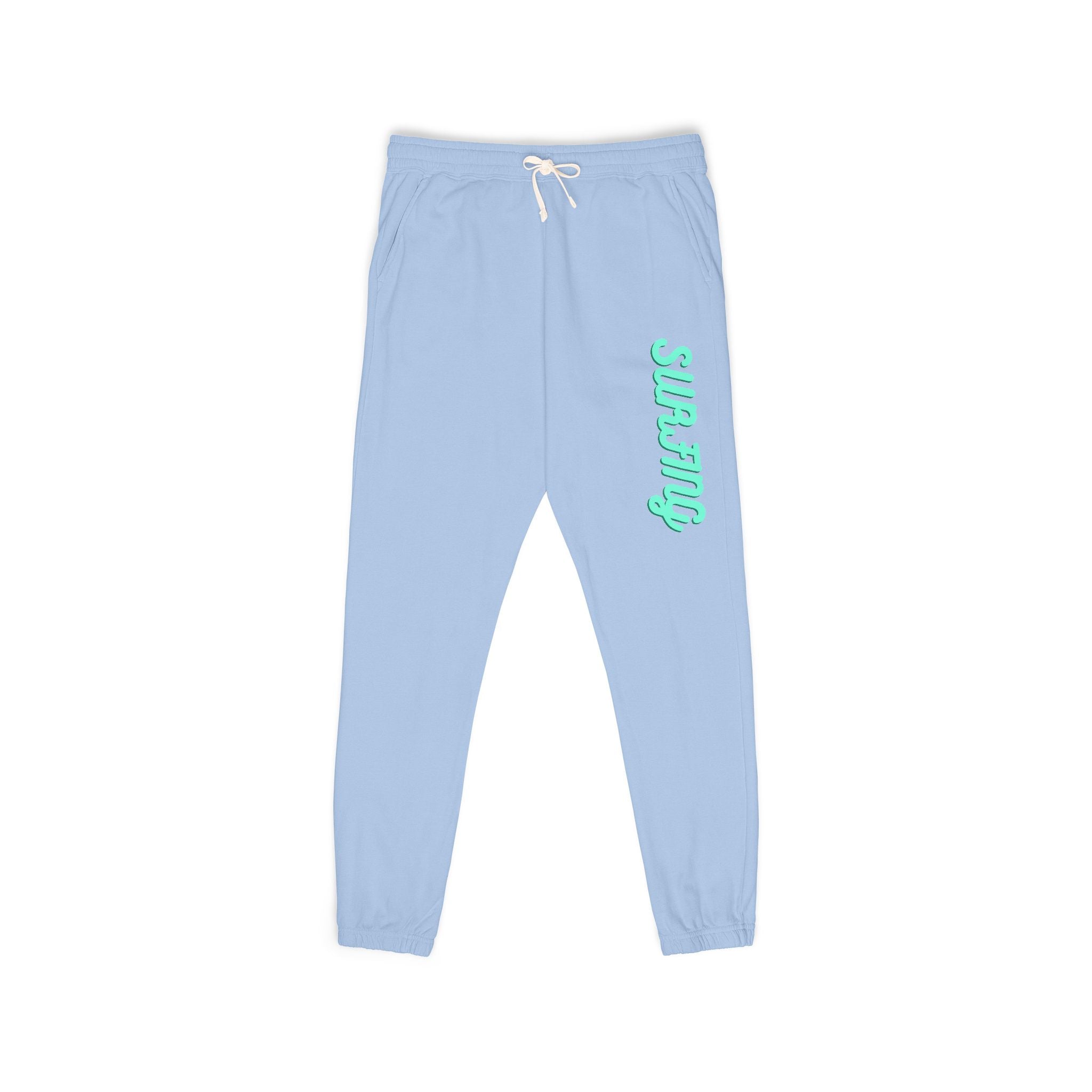 Surfing Fleece Sweatpants Casual Coastal Lounge Joggers