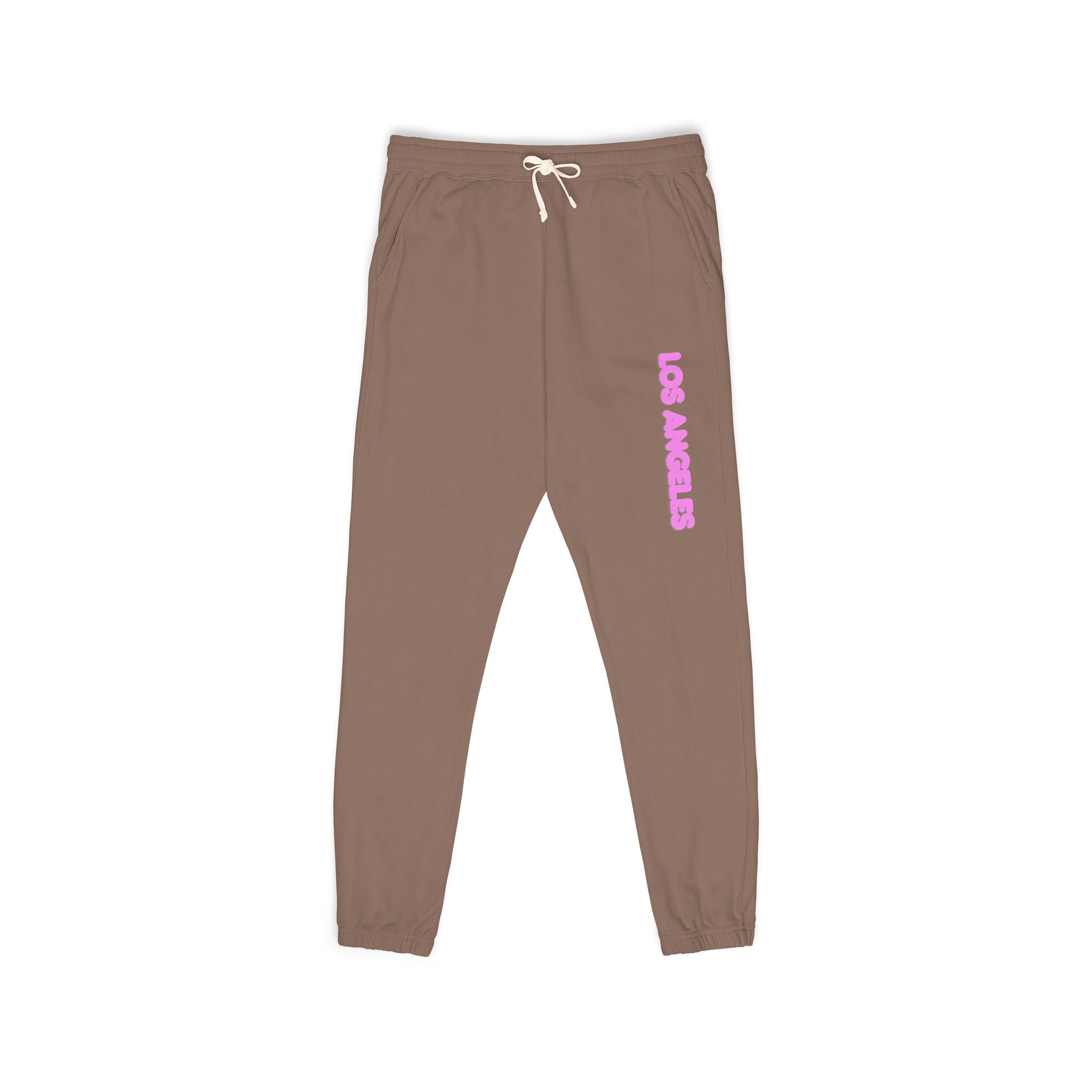 Los Angeles Pink Vertical Logo Sweatpants