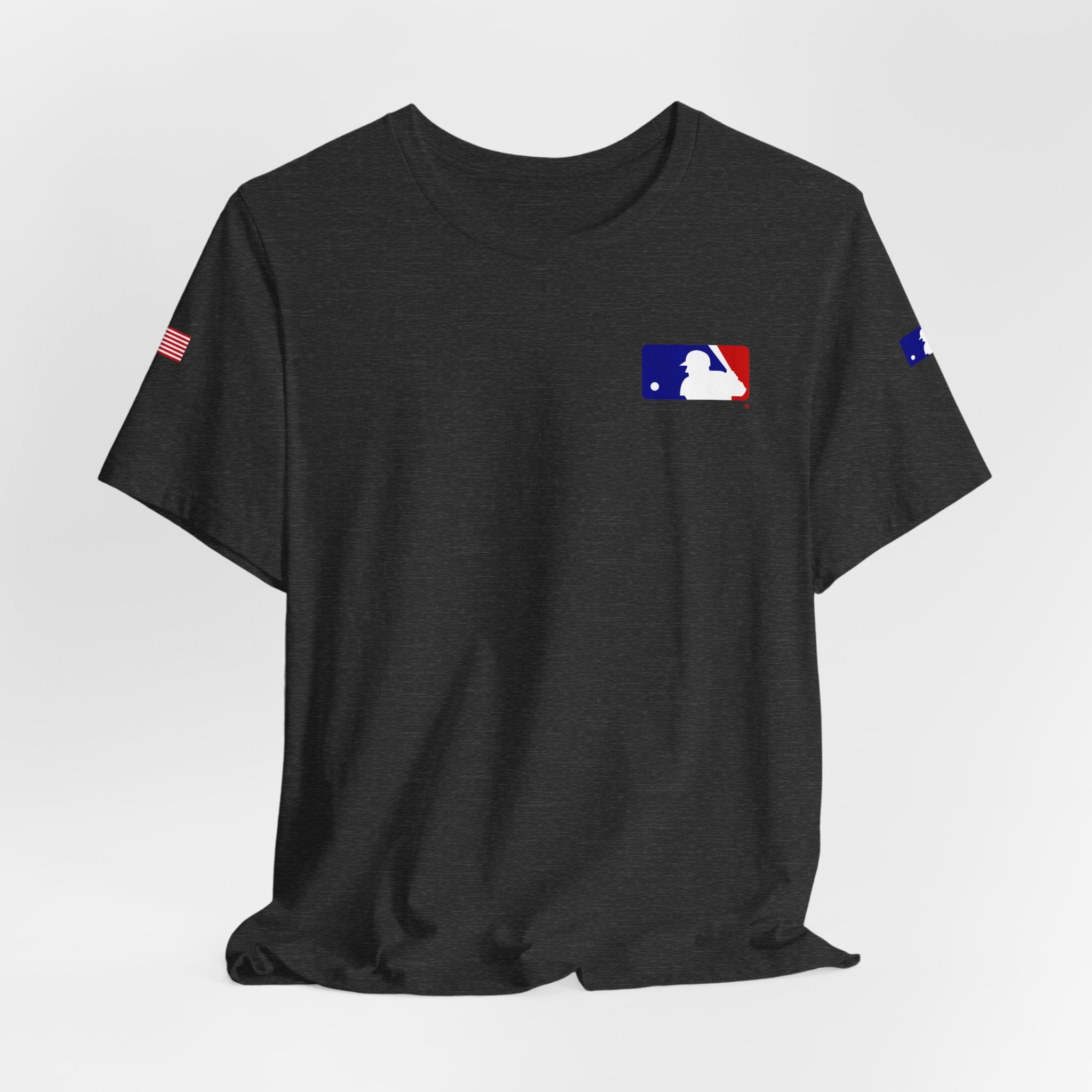 Baseball Logo T-Shirt  Minimal Chest Patch Tee