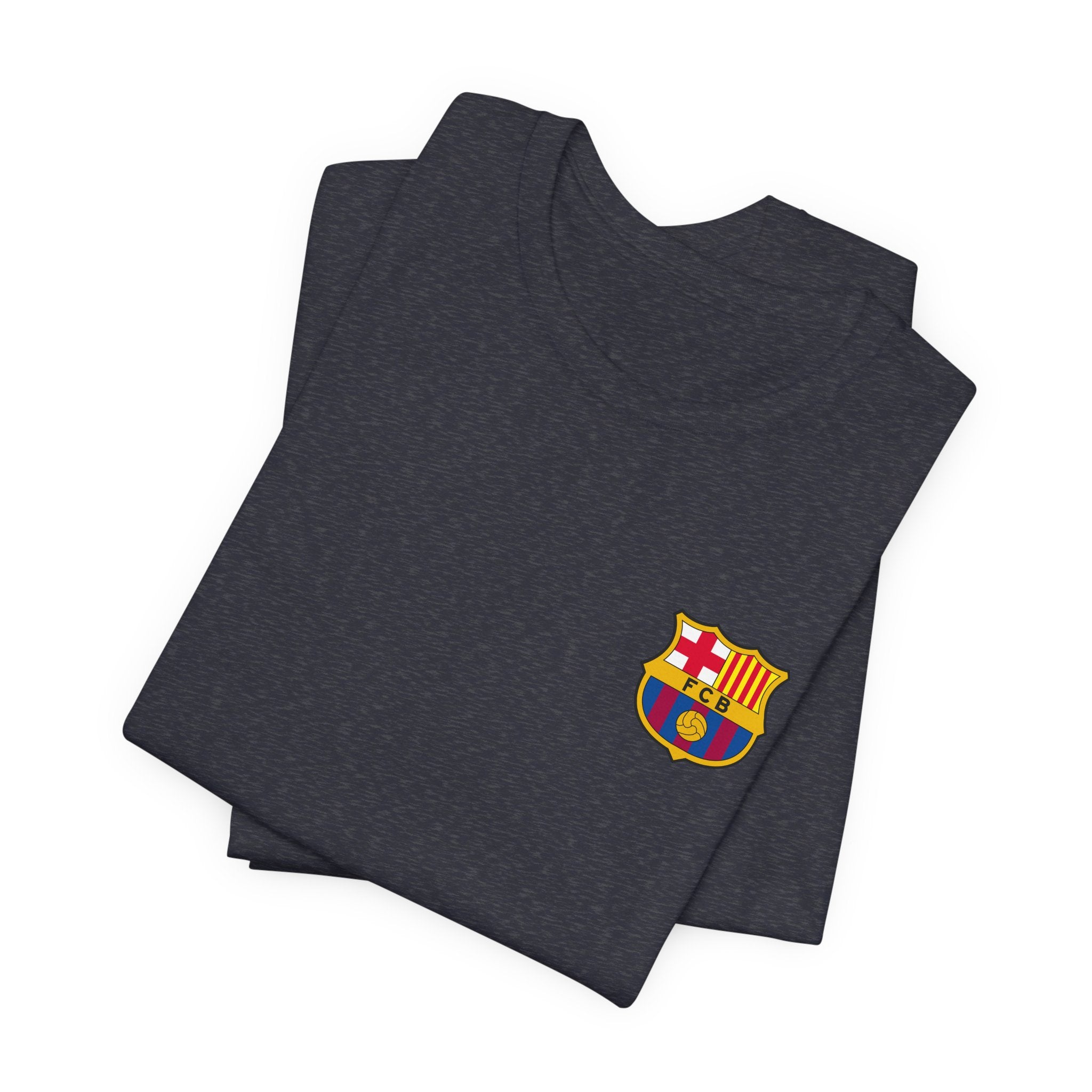 Barcelona Crest T‑Shirt  Minimal Football Fan Tee