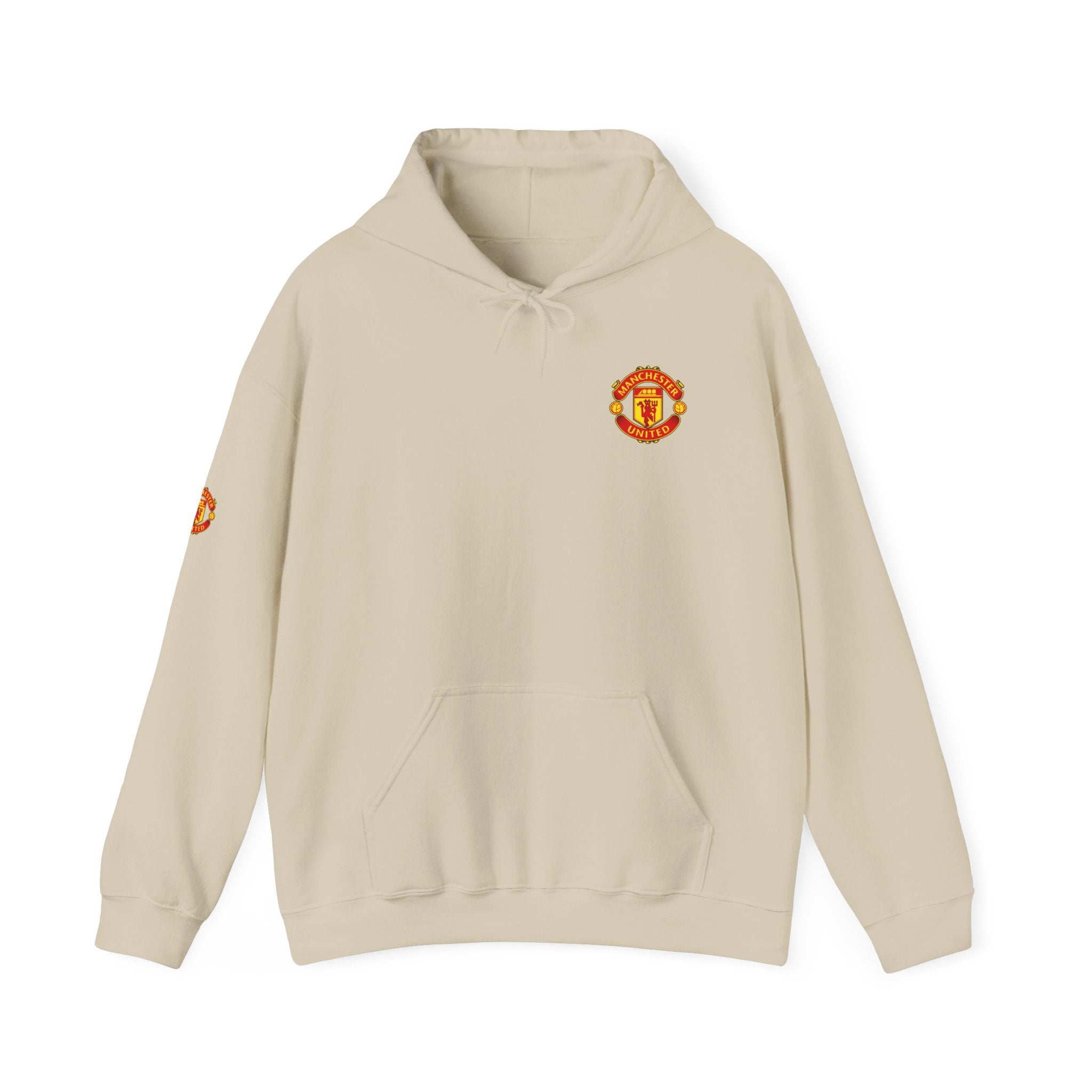 Manchester United FC Logo Hoodie  Minimal Crest Pullover