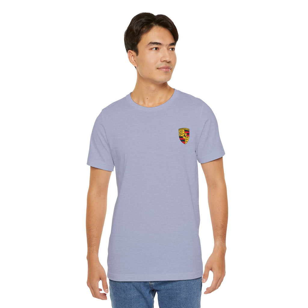Porsche Crest Tee — Classic Logo Short Sleeve Shirt