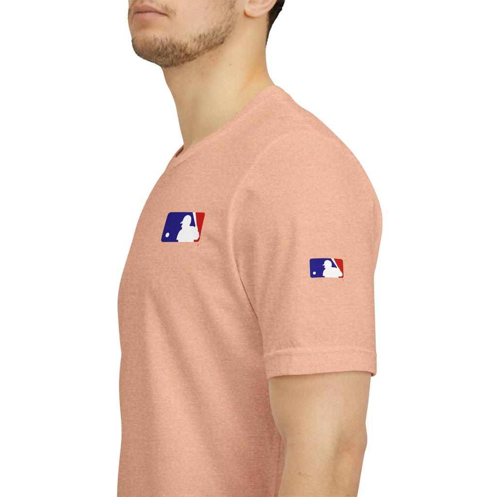 Baseball Logo T-Shirt  Minimal Chest Patch Tee