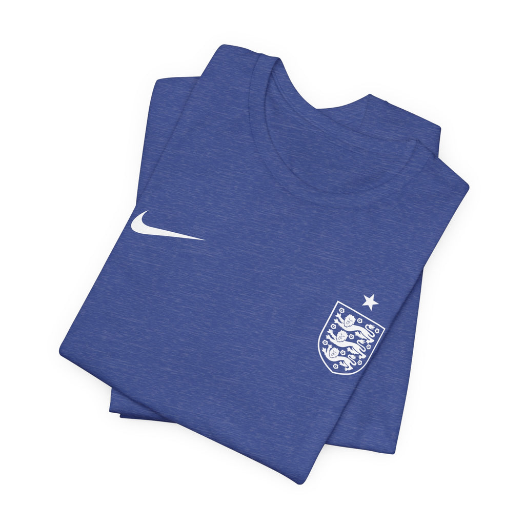 England Crest Soccer Tee — 'ENGLAND' Back Graphic