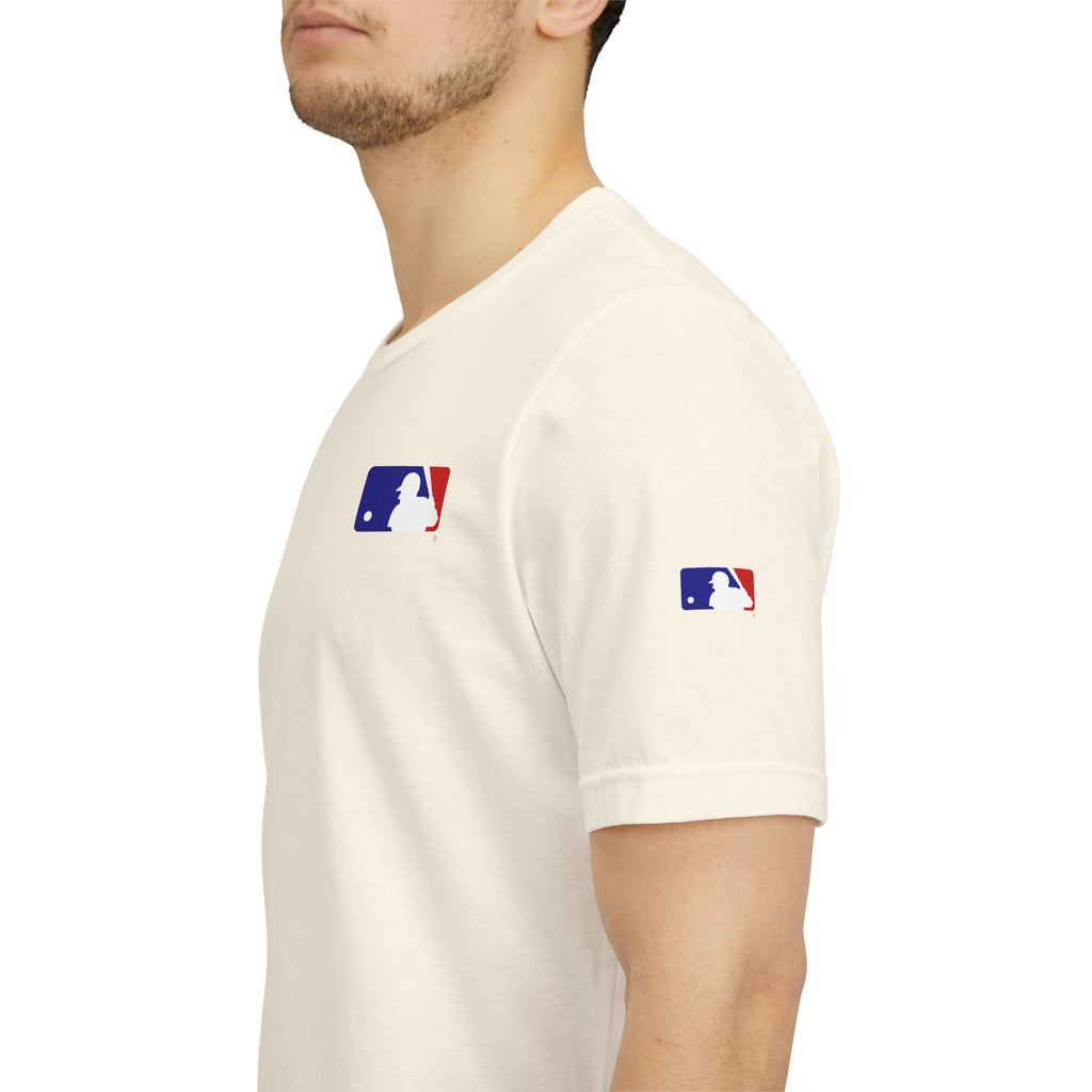 Baseball Logo T-Shirt  Minimal Chest Patch Tee