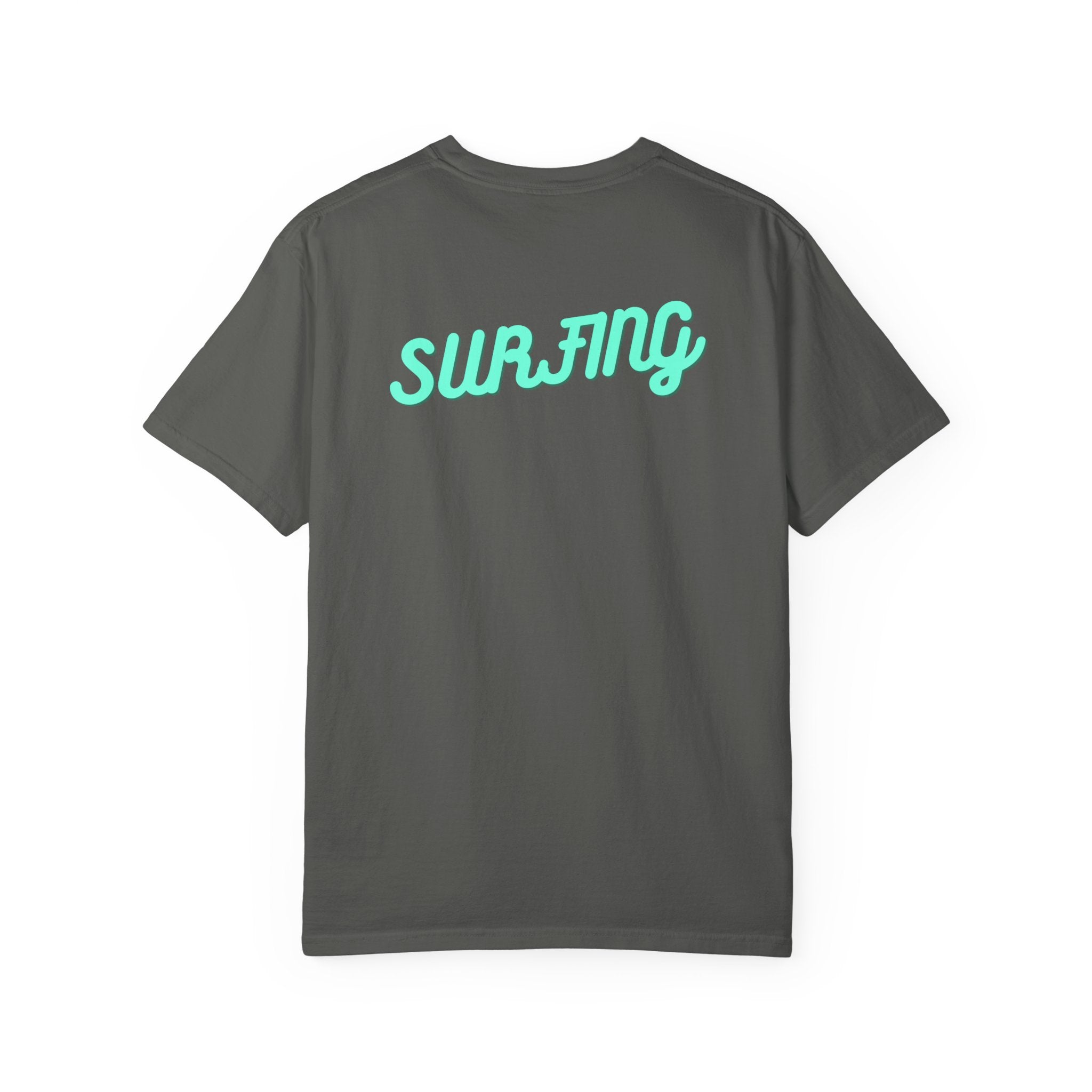 California Beach Surf T-Shirt  Retro Palm Trees & ‘SURFING’ Graphic