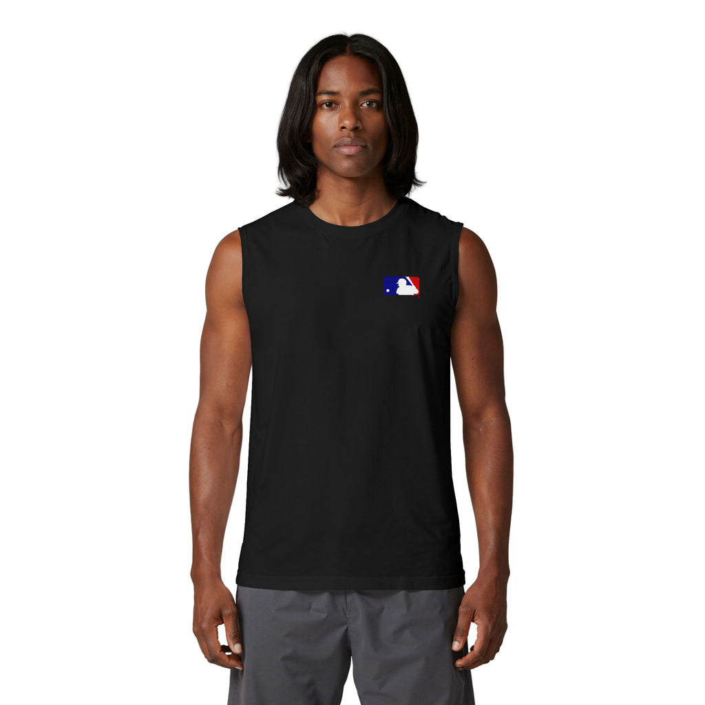 Baseball Logo Muscle Tank  MLB Inspired Sleeveless Tee
