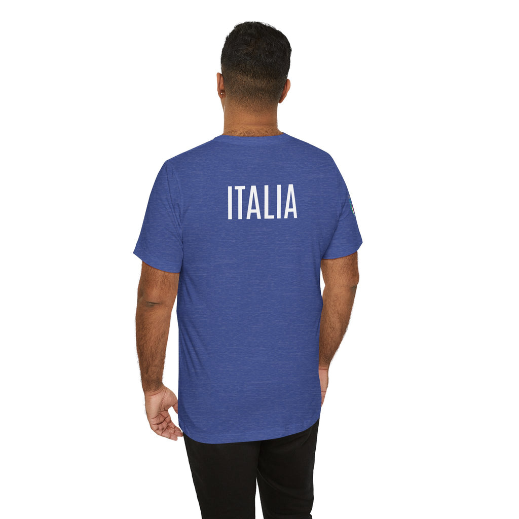 Italy Crest Tee  Italian Flag Shield T-Shirt