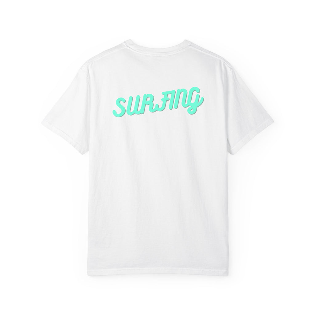 California Beach Surf T-Shirt  Retro Palm Trees & ‘SURFING’ Graphic