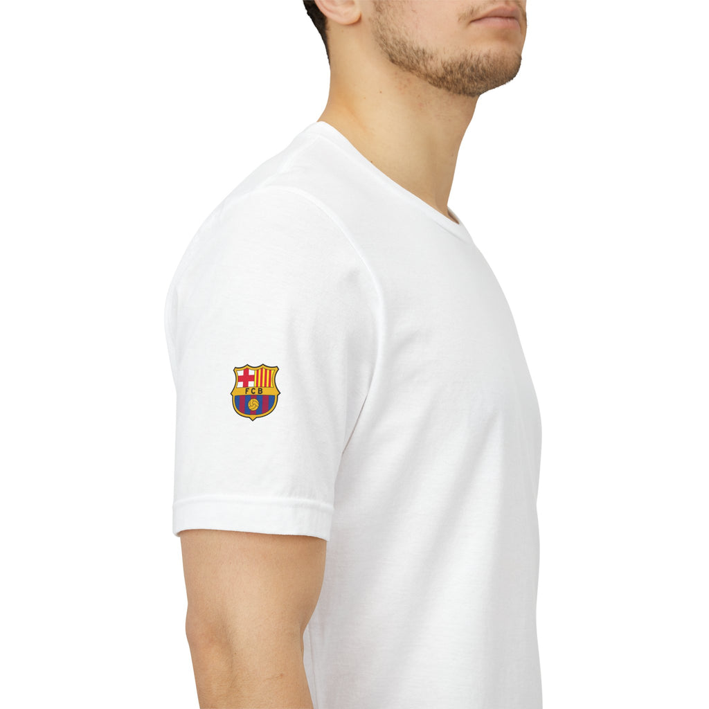 Barcelona Crest T‑Shirt  Minimal Football Fan Tee