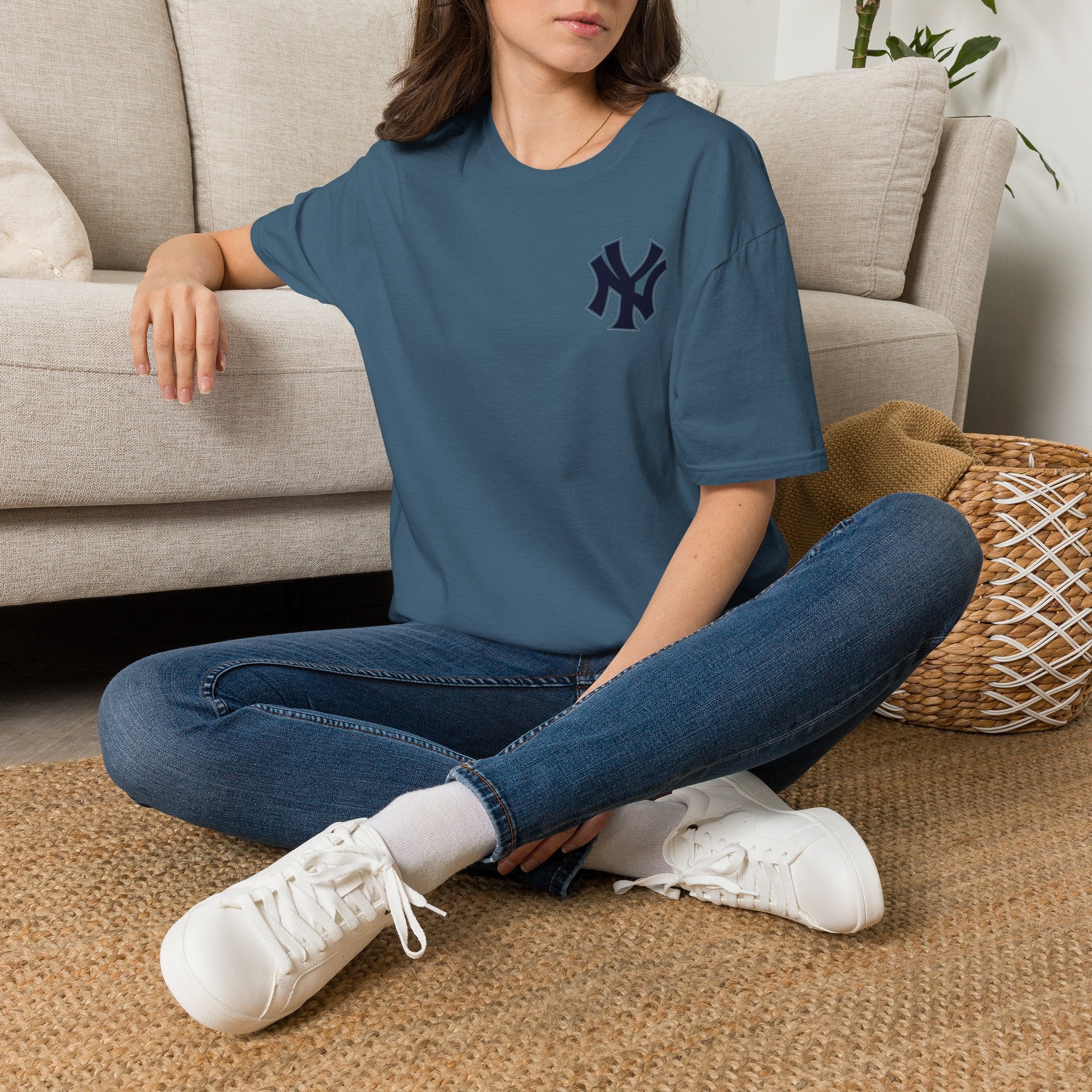 NY Logo T-Shirt | Minimal Baseball Graphic Tee