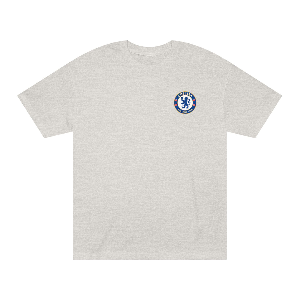 Chelsea Football Club Tee Minimal Crest Front & CHELSEA Back