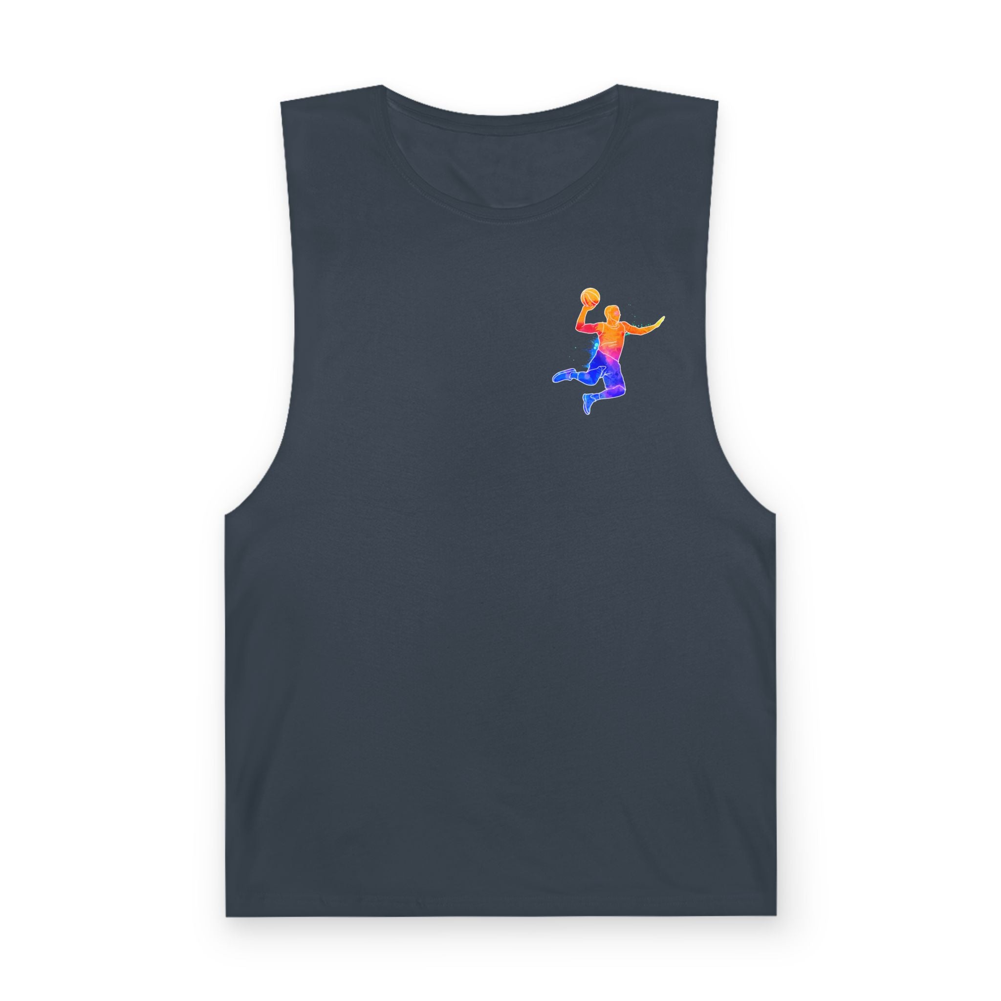 Basketball Tank Top  Colorful Player Graphic Athletic Workout Shirt
