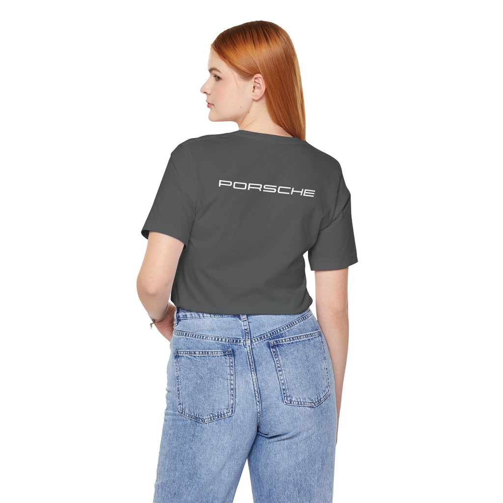 Porsche Crest Tee — Classic Logo Short Sleeve Shirt