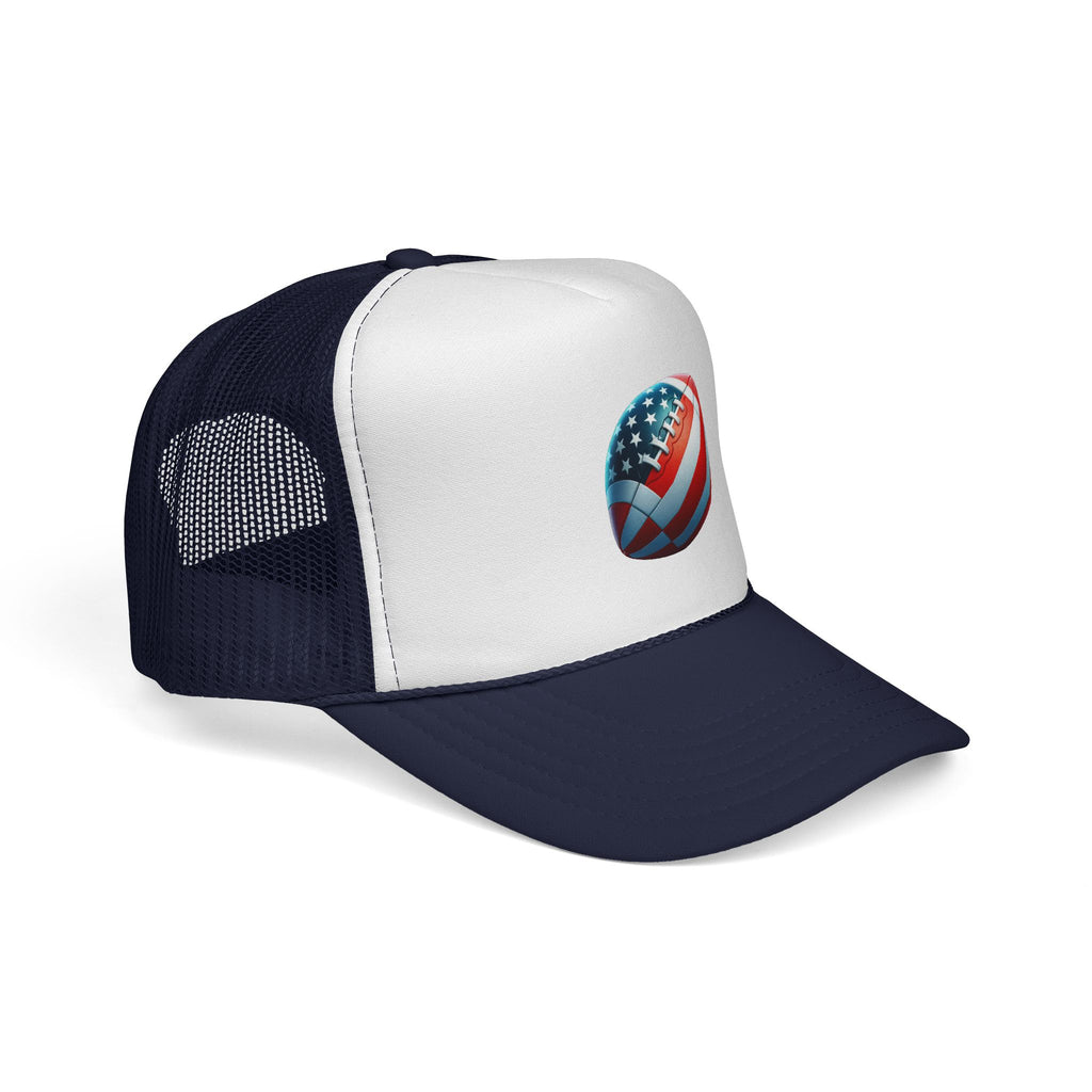 American Football Trucker Cap  Retro Gridiron Hat