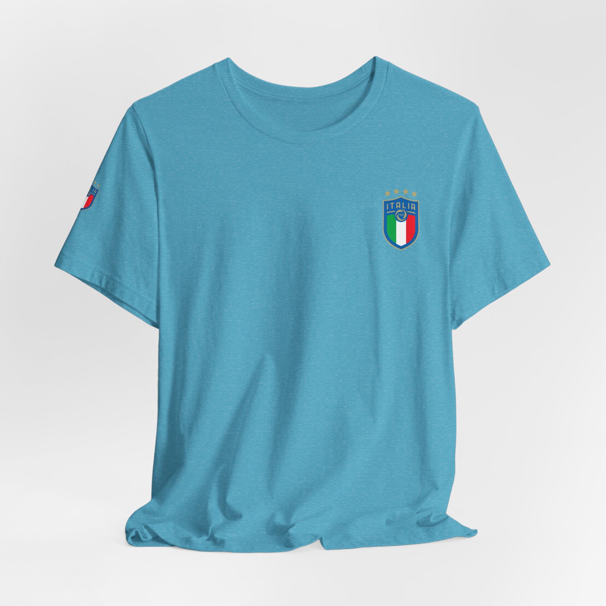 Italy Crest Tee  Italian Flag Shield T-Shirt