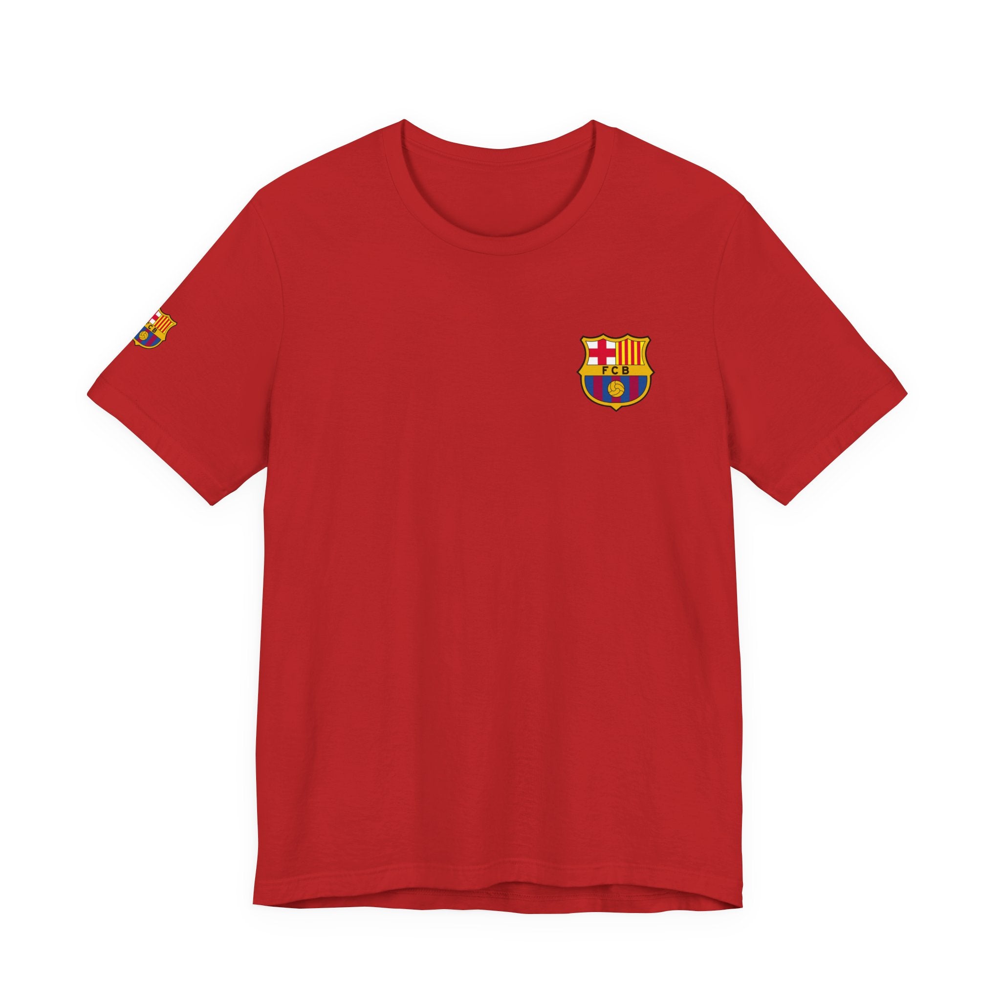 Barcelona Crest T‑Shirt  Minimal Football Fan Tee