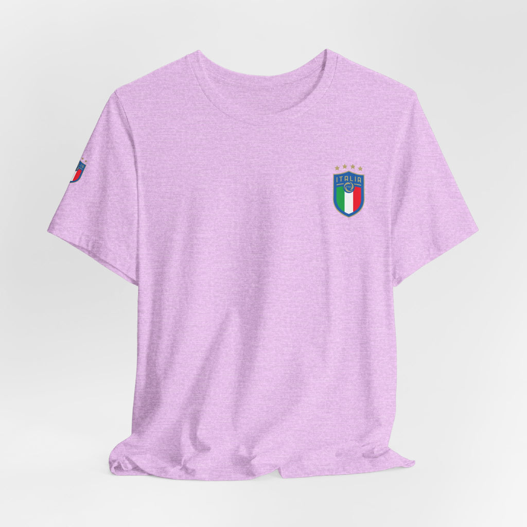 Italy Crest Tee  Italian Flag Shield T-Shirt