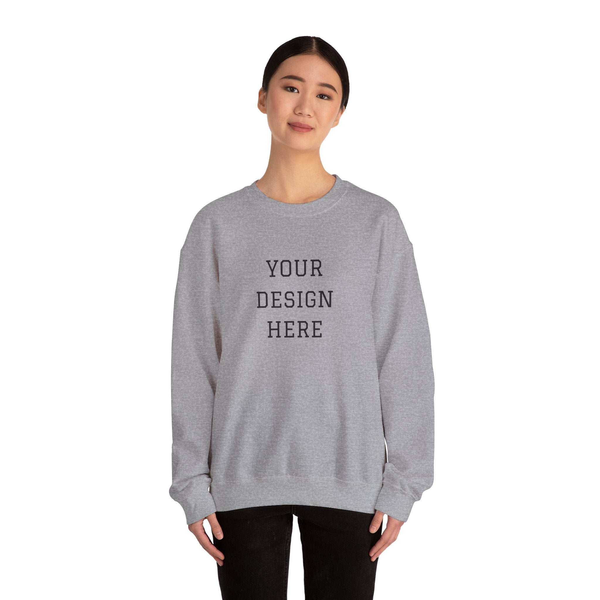 Customizable Message Sweatshirt Personalized Text Crewneck