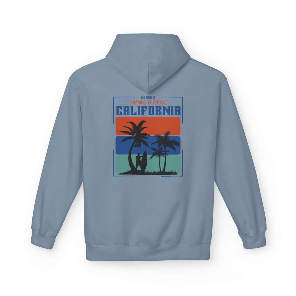 California Sunset Surf Hoodie  Summer Vacation Beach Pullover