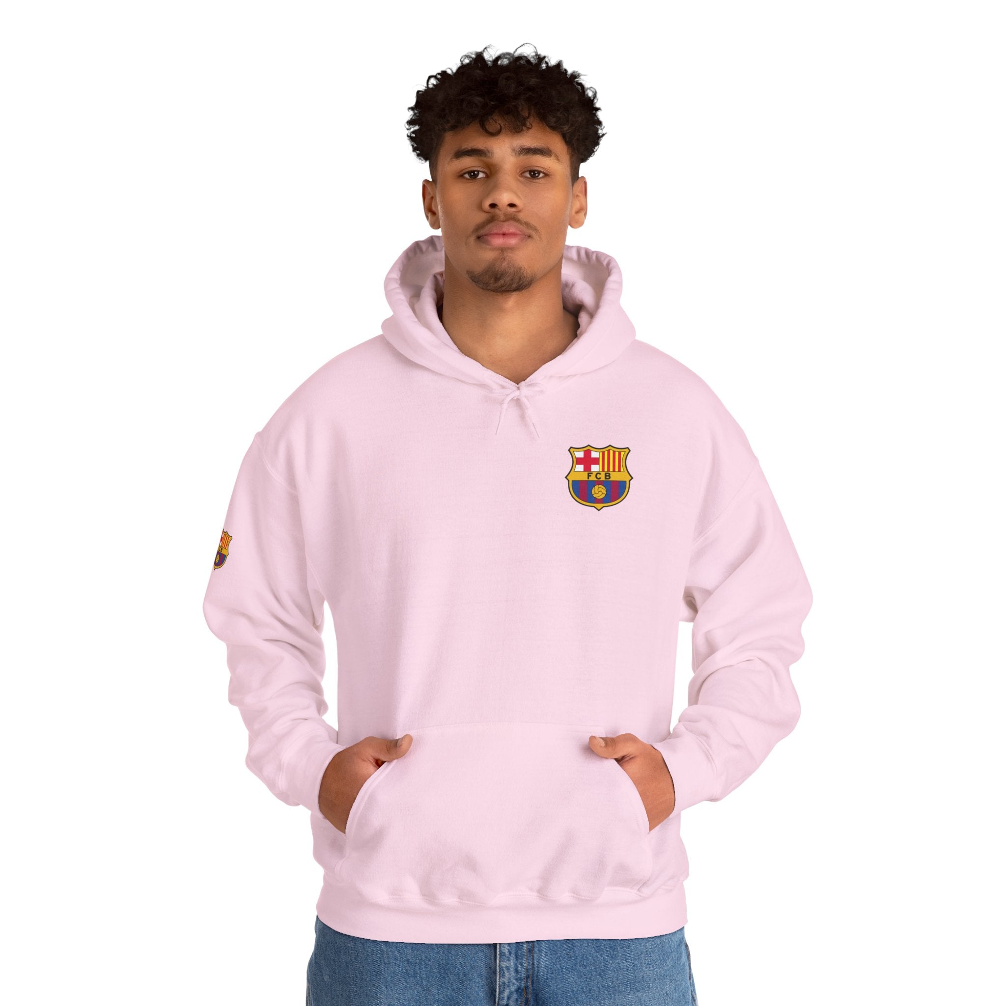 Hoodie  Barcelona Crest Hoodie with Small Badge