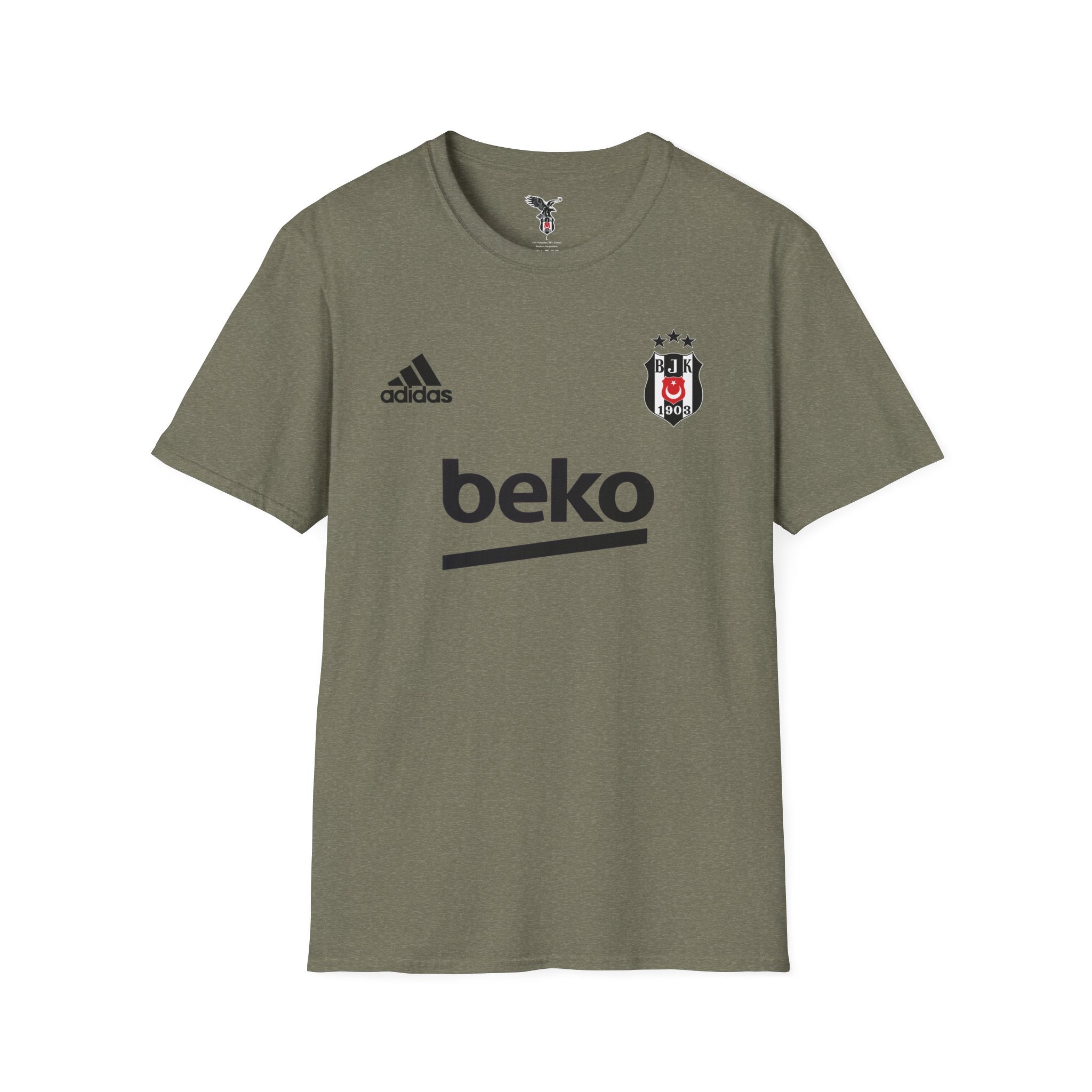 Besiktas Eagle T-Shirt  Football Club Crest Tee soccer jersey