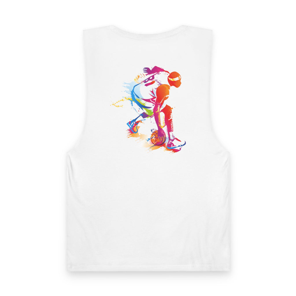 Basketball Tank Top  Colorful Player Graphic Athletic Workout Shirt