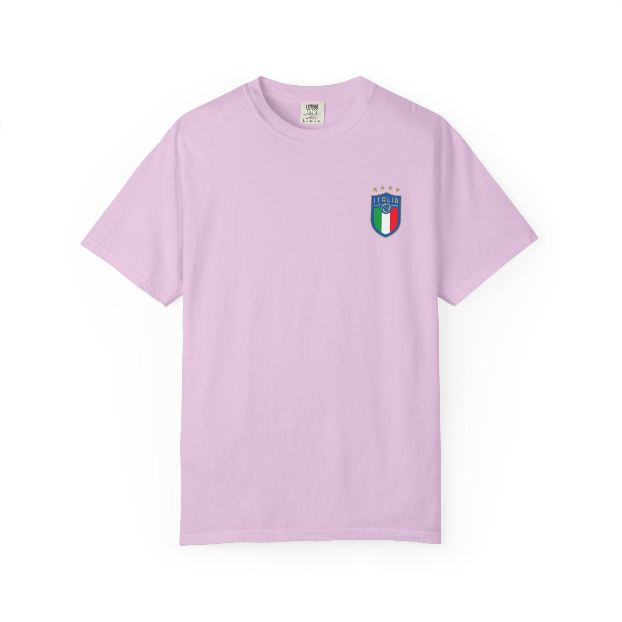 Italia Crest T-Shirt  Italian Flag Logo Tee
