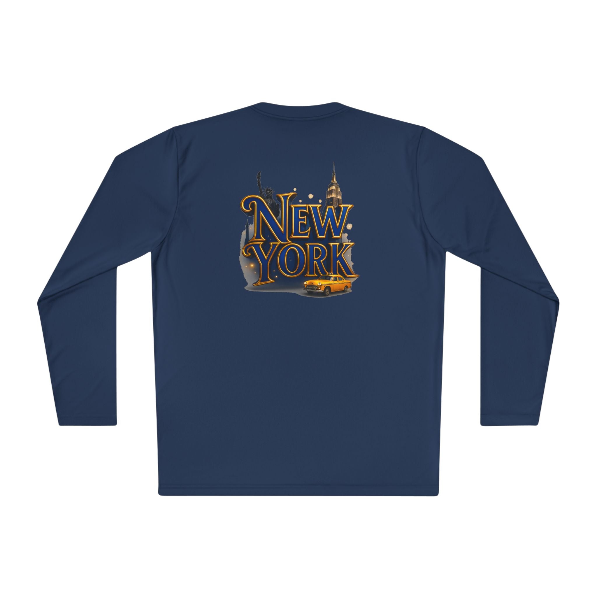 New York Skyline graphic Long Sleeve Tee | NY lettering