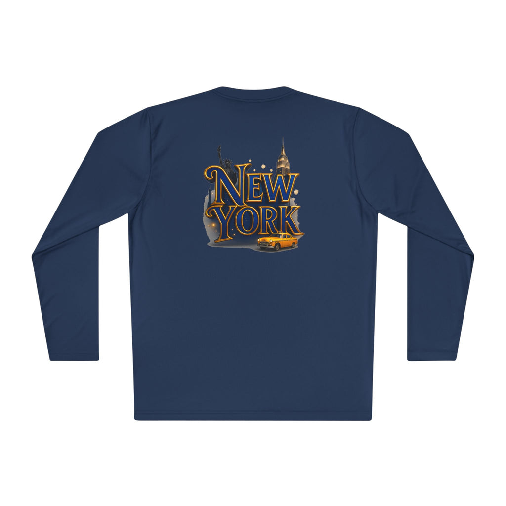 New York Skyline graphic Long Sleeve Tee NY lettering