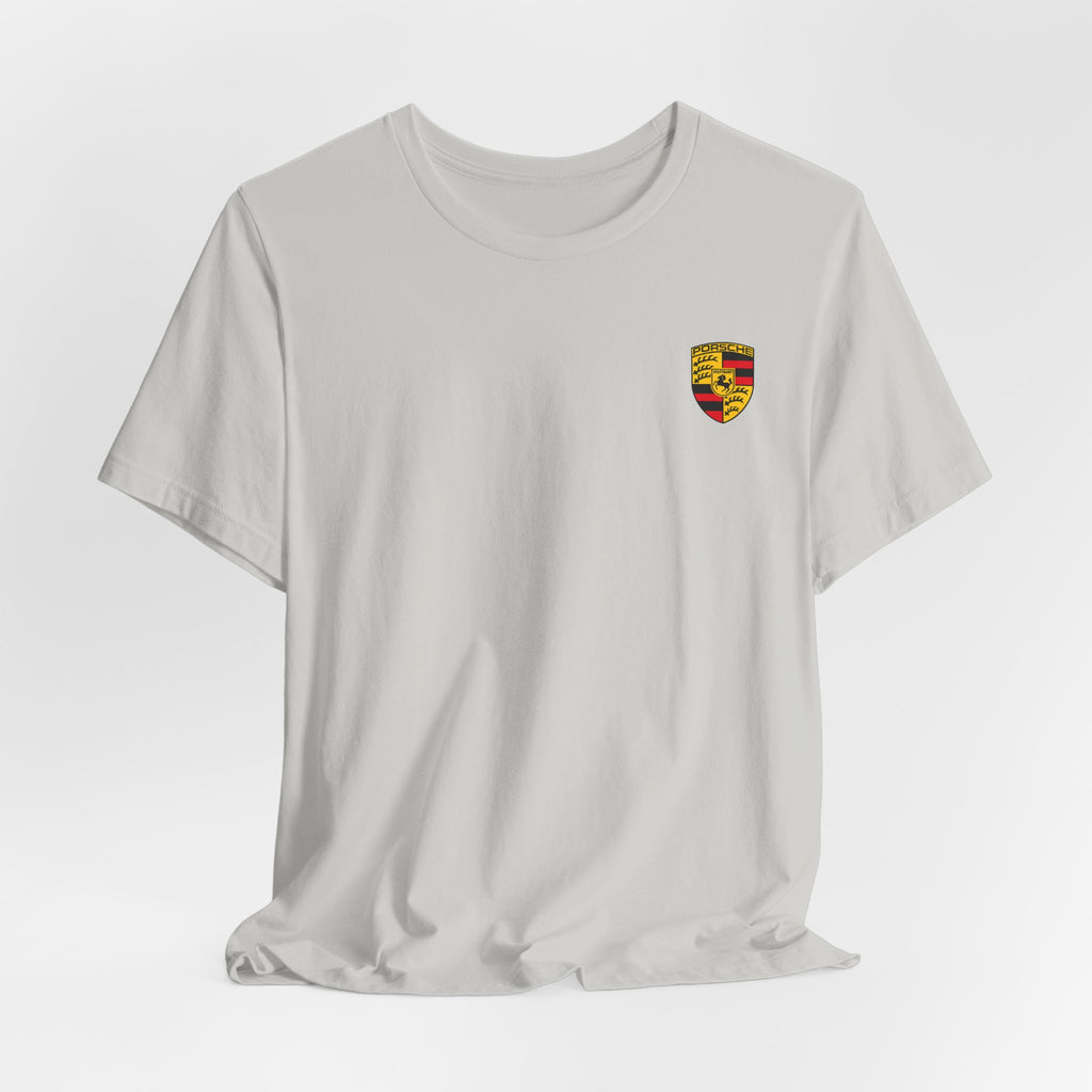 Porsche Crest Tee — Classic Logo Short Sleeve Shirt