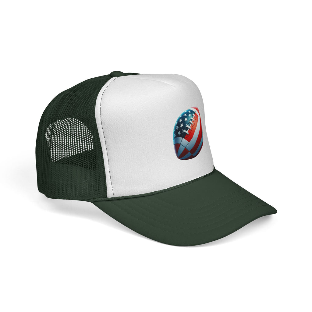 American Football Trucker Cap  Retro Gridiron Hat