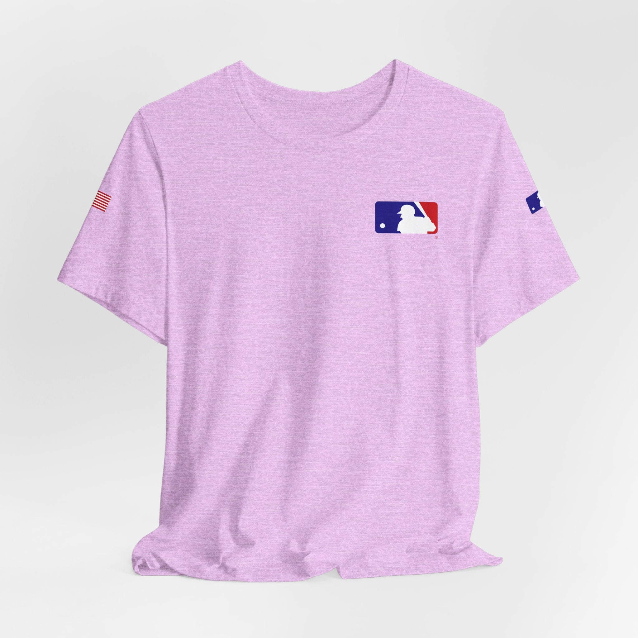 Baseball Logo T-Shirt  Minimal Chest Patch Tee