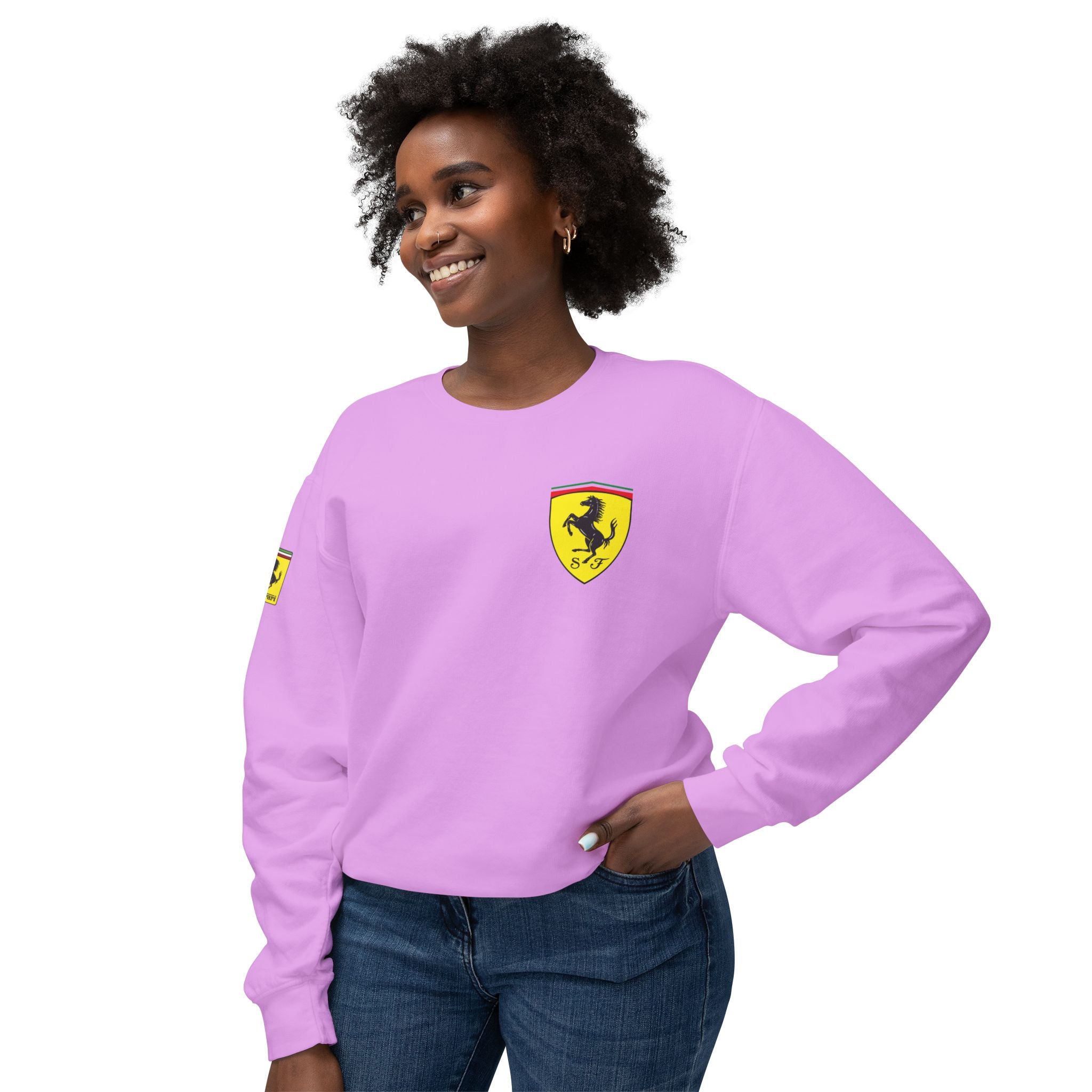 Ferrari Logo Crewneck Sweatshirt