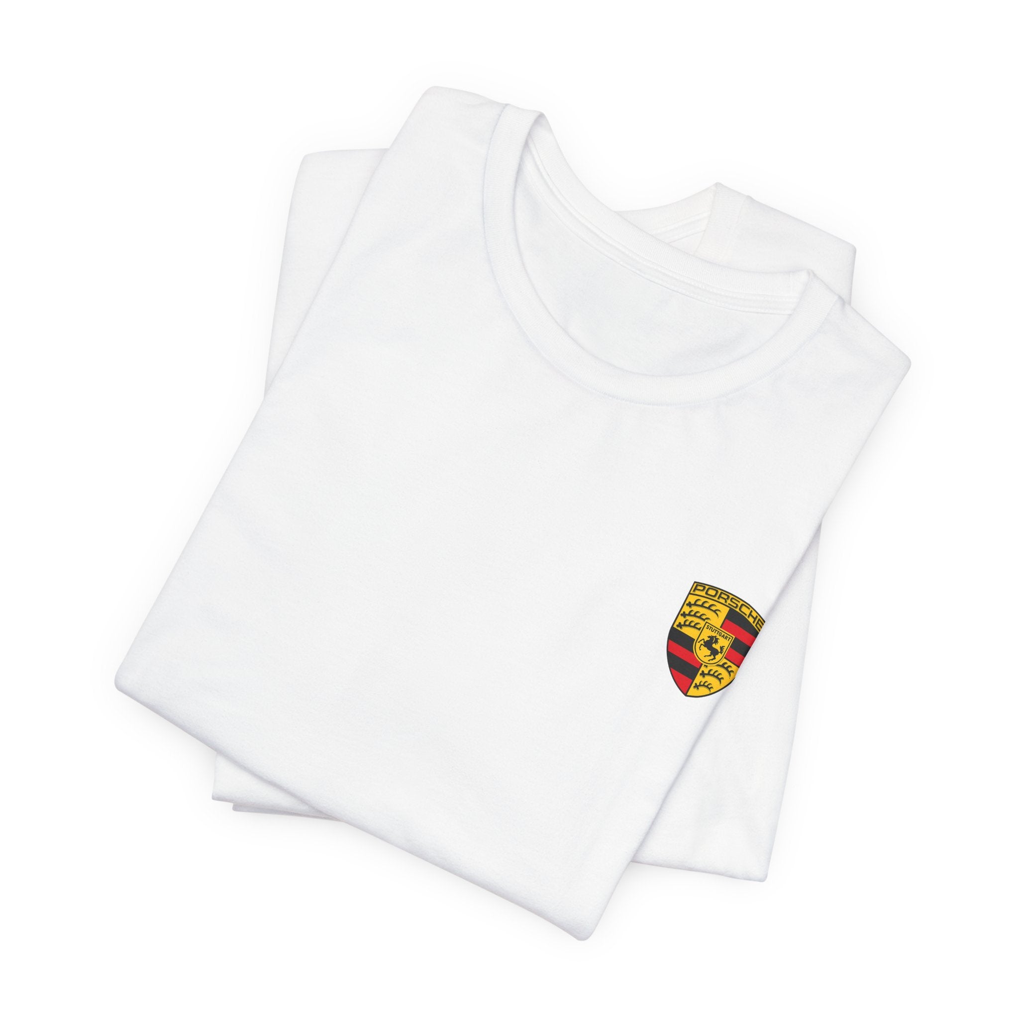 Porsche Crest Tee — Classic Logo Short Sleeve Shirt