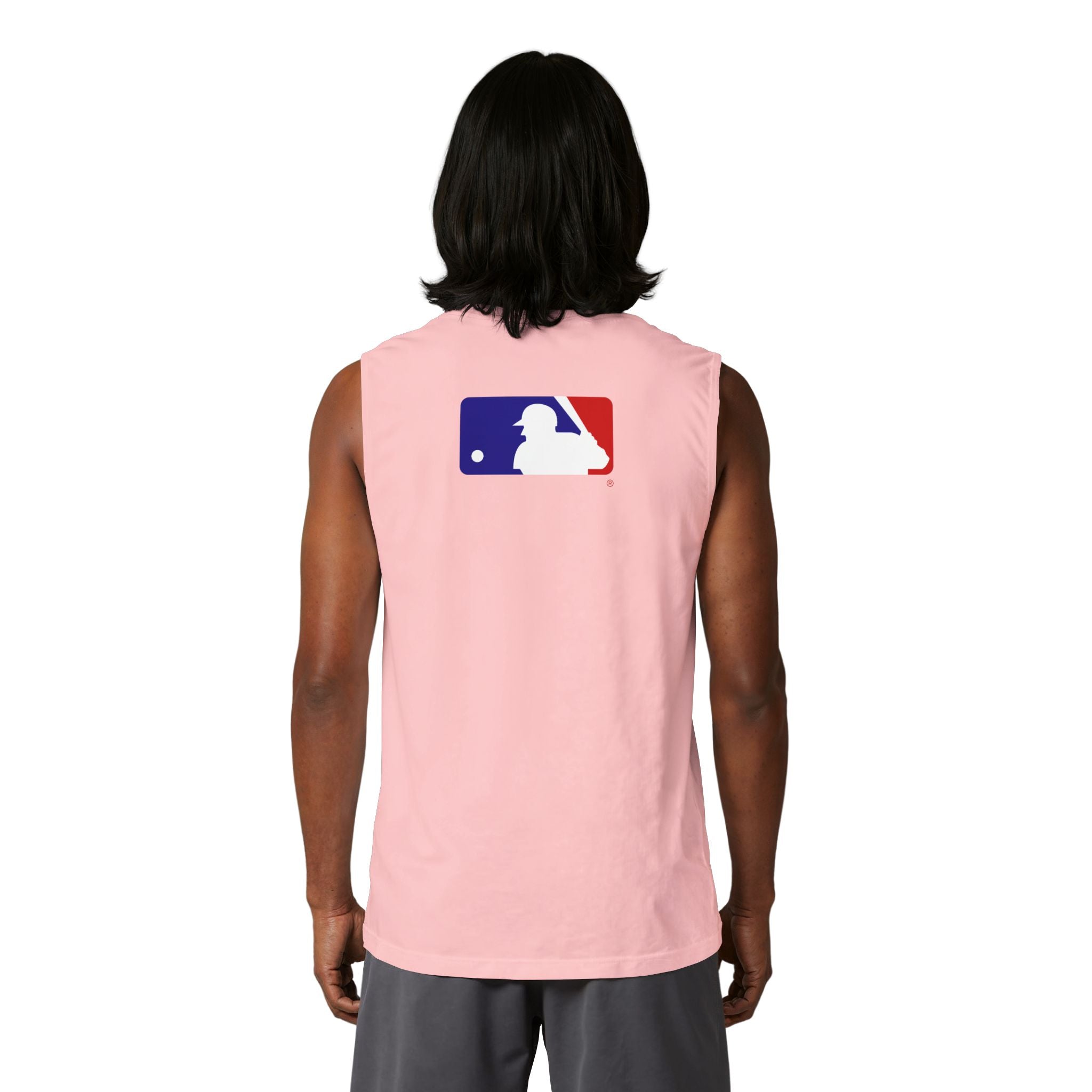 Baseball Logo Muscle Tank  MLB Inspired Sleeveless Tee