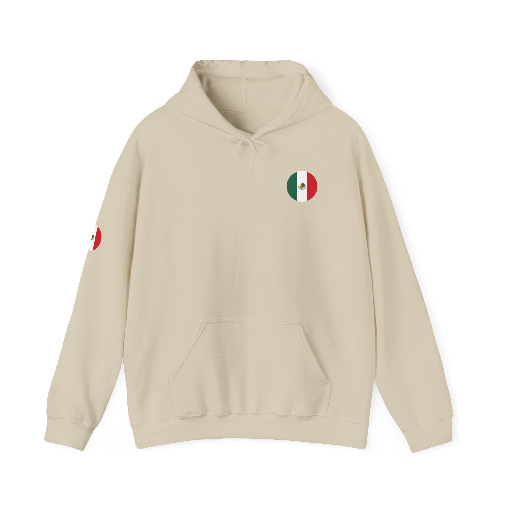 Mexico Flag Hoodie  Minimal Mexican Pride Pullover