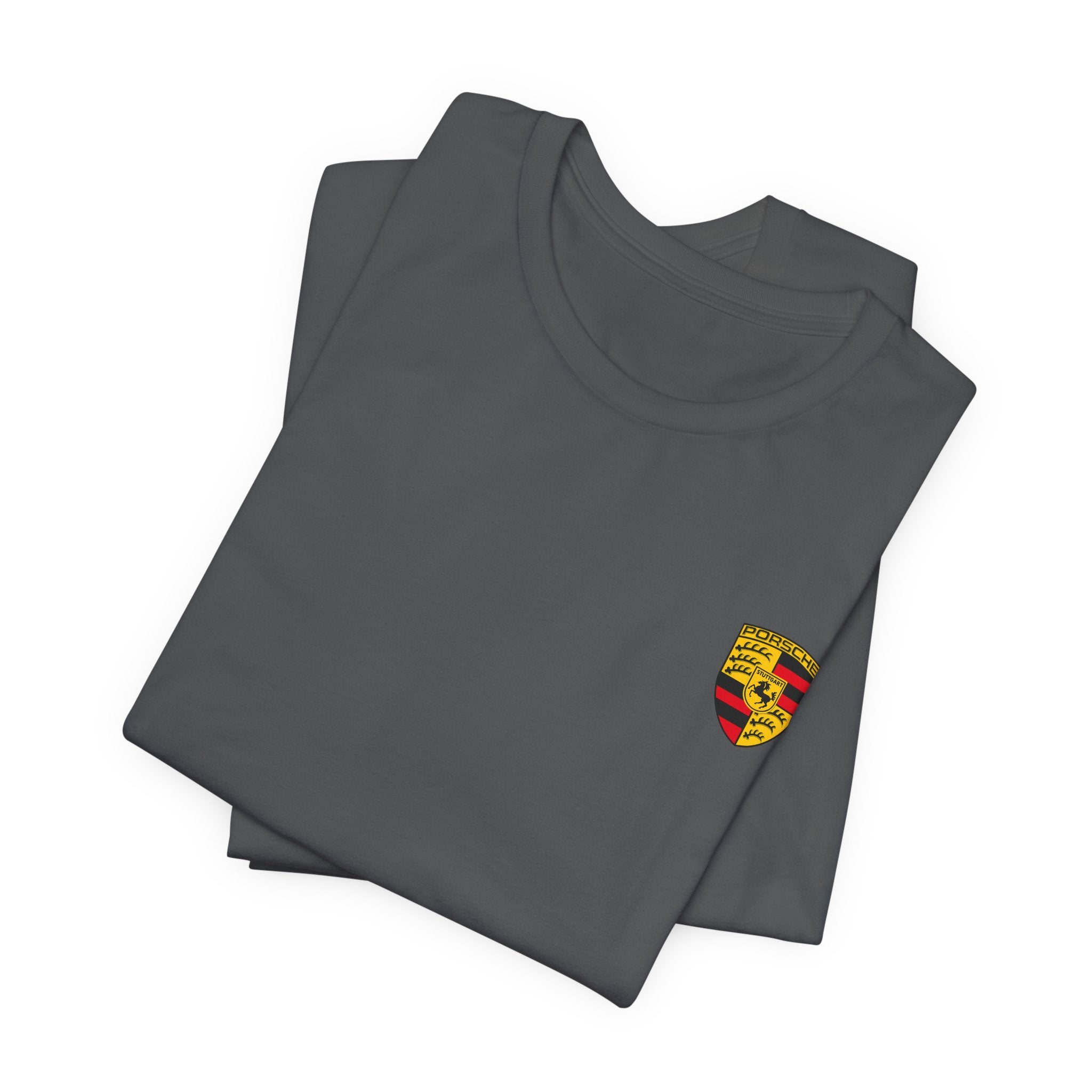 Porsche Crest Tee — Classic Logo Short Sleeve Shirt