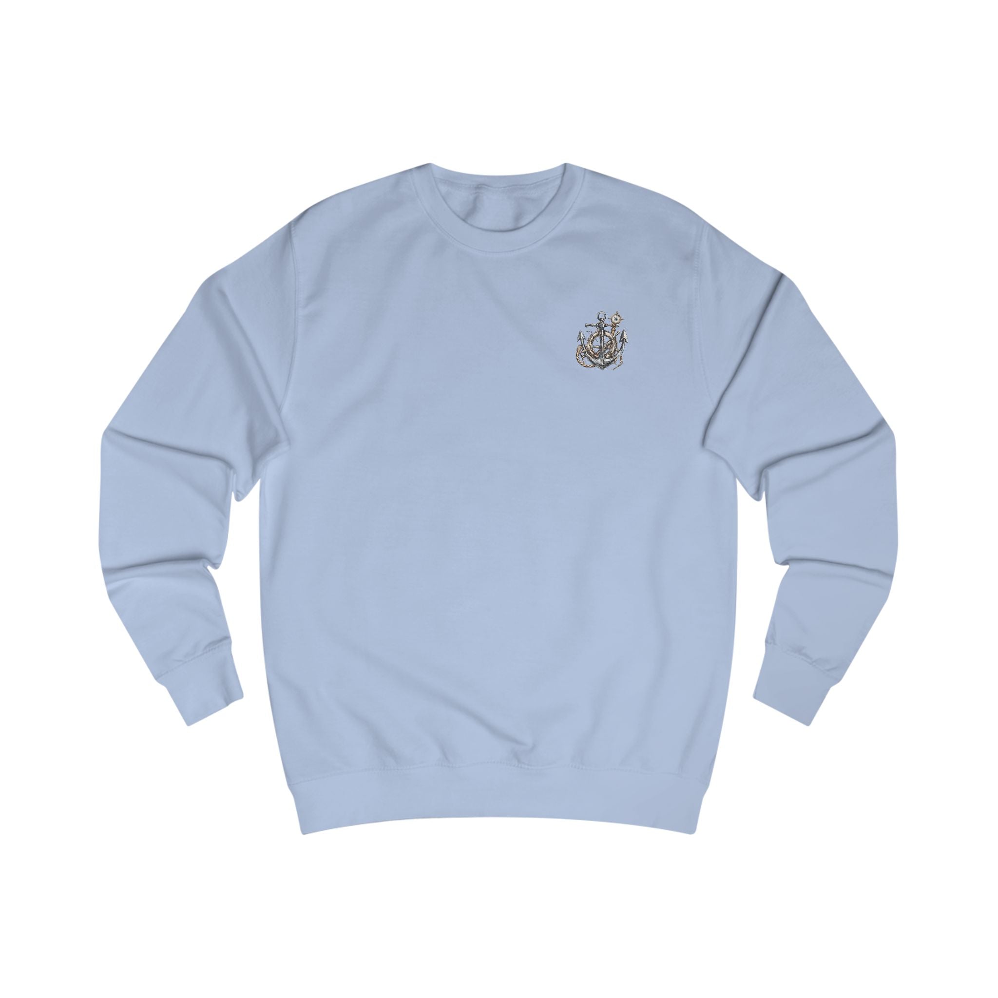 Nautical Compass Sweatshirt — Vintage Maritime Crewneck